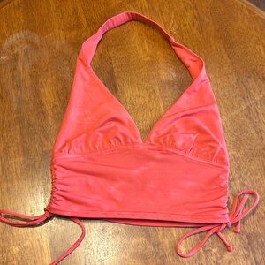 Halter cropped top
